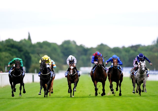 Relief Rally (left) on the way to victory at York
