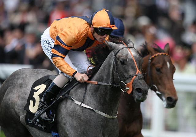 Bapak Chinta (nearside) gave Phillip Makin one of his best wins in the saddle in the Norfolk Stakes at Royal Ascot