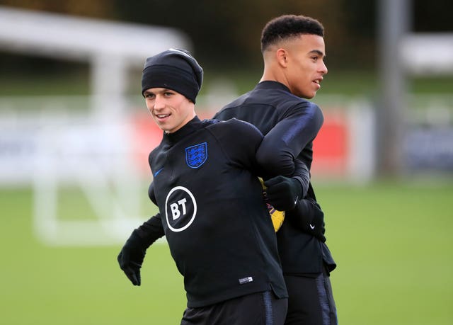 Phil Foden and Mason GreenwoodEngland U21 Media Day – St George's Park
