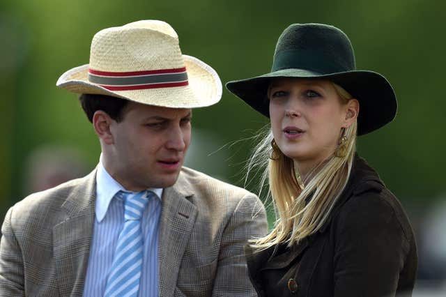 Lady Gabriella Windsor, with her brother Lord Frederick Windsor (Andrew Matthews/PA)