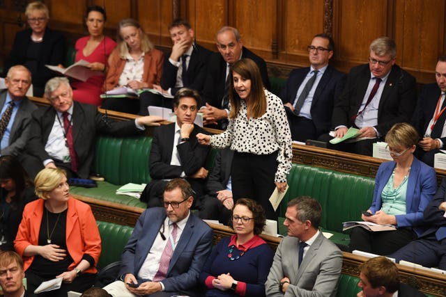 Liz Kendall speaks in the Commons 