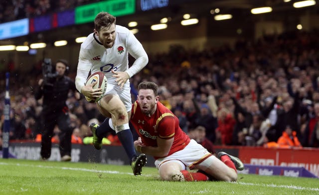 Elliot Daly helped England to victory over Wales in Cardiff