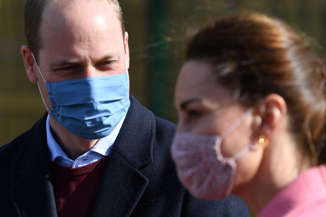 Duke and Duchess of Cambridge school visit