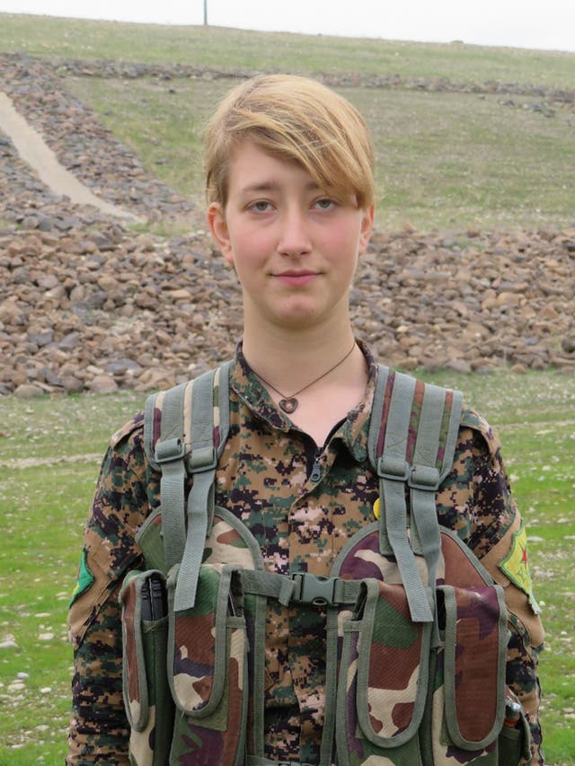 Anna Campbell, who died fighting alongside the Kurdish YPJ group (YPJ handout/PA)
