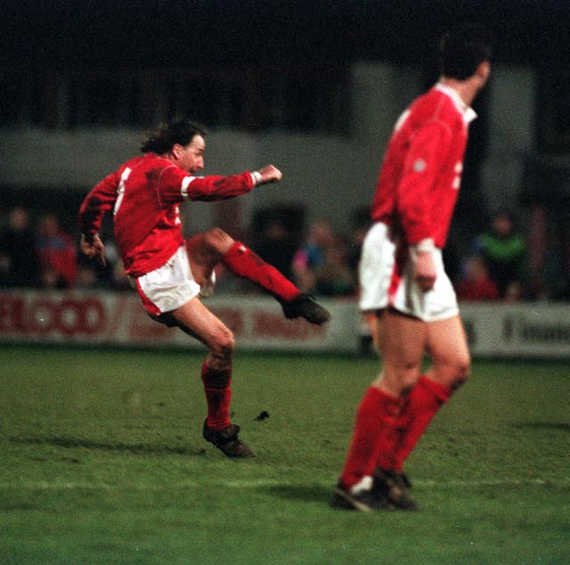 Captain Mickey Thomas helped Wrexham stun Arsenal in 1992 FA Cup