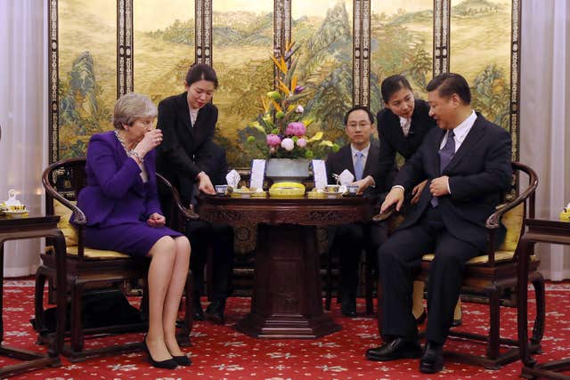 Theresa May visit to China - Day Two
