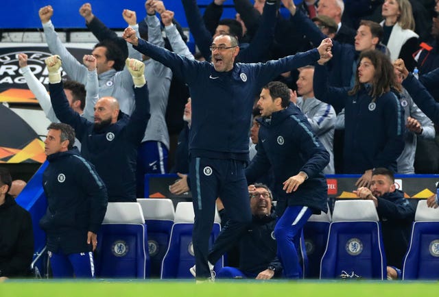 Maurizio Sarri risked being sent to the stands