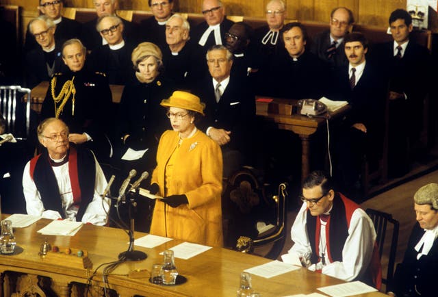 Religion – General Synod of the Church of England – Westminster, London