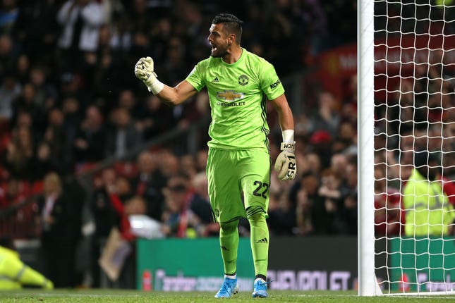 Romero spared United's blushes