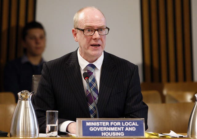 Kevin Stewart in front of a parliament committee