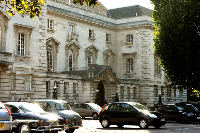 A general view of the outside of Inner London Crown Court