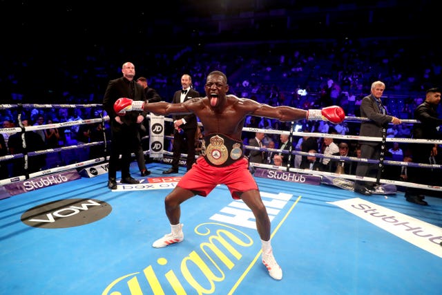 One fighter not on Okolie's radar at present is Richard Riakporhe, pictured (Bradley Collyer/PA)