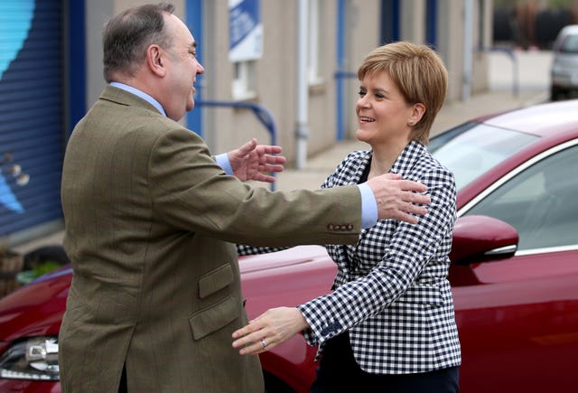 Alex Salmond and Nicola Sturgeon
