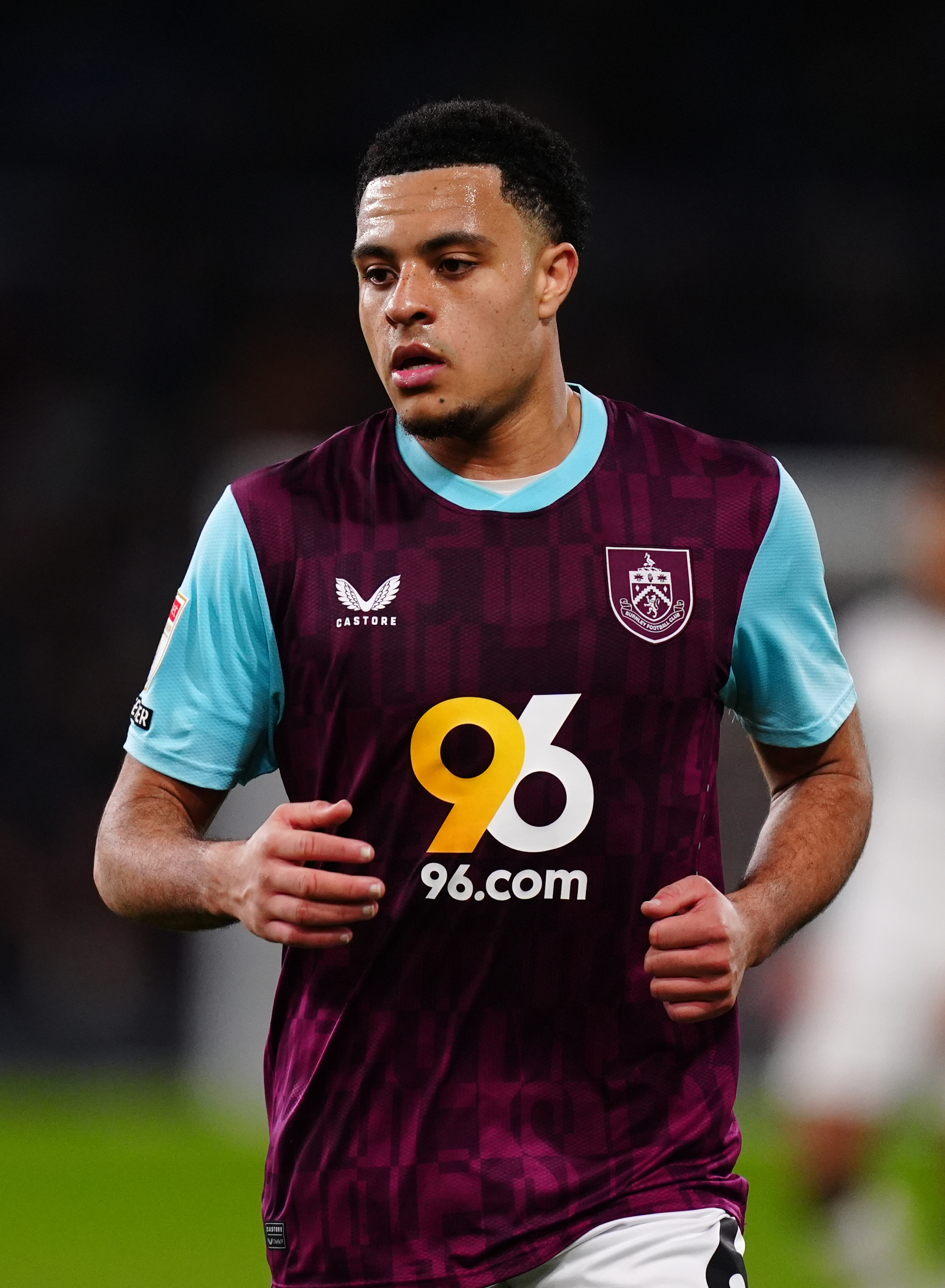 CJ Egan-Riley during a game for Burnley