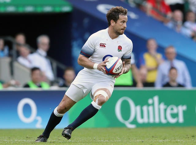 Danny Cipriani in England action against the Barbarians