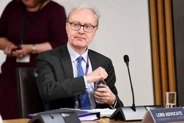 James Wolffe in committee