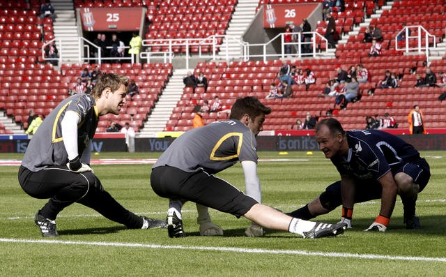 Ludek Miklosko, right, returned to West Ham as a goalkeeping coach