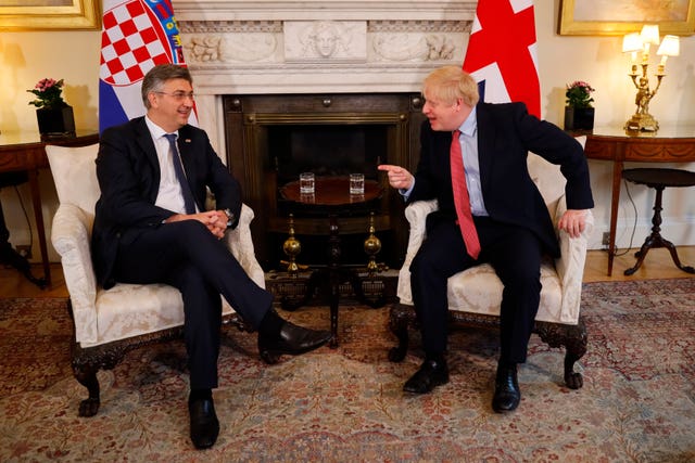 Croatian Prime Minister visit to UK