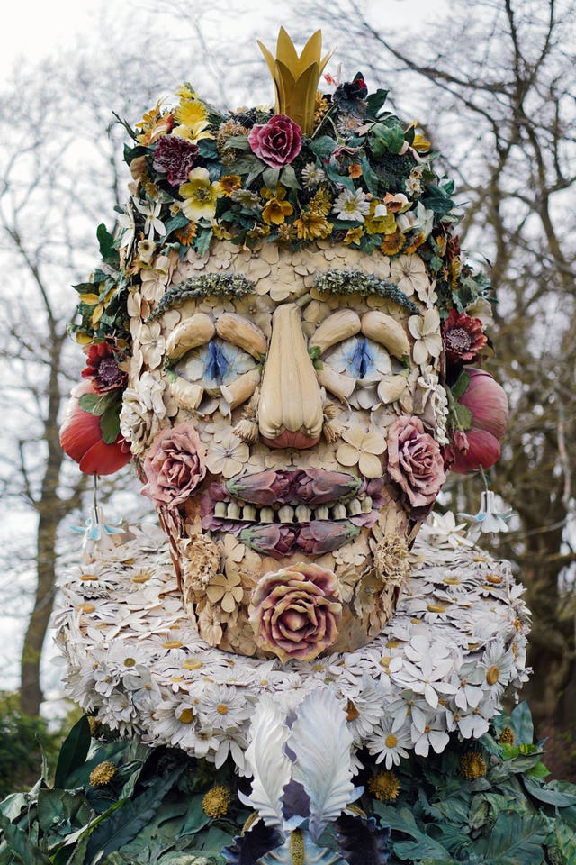 The sculpture of Spring by Philip Haas at RHS Garden Wisley