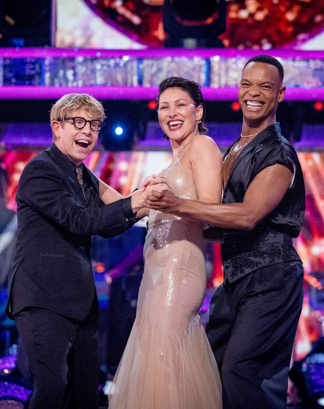 Josh Widdicombe, Emma Willis and Johannes Radebe on Strictly Come Dancing 2026