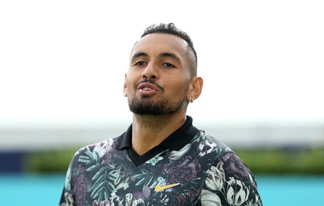 Kyrgios has not played since February after limiting his travel because of the coronavirus pandemic