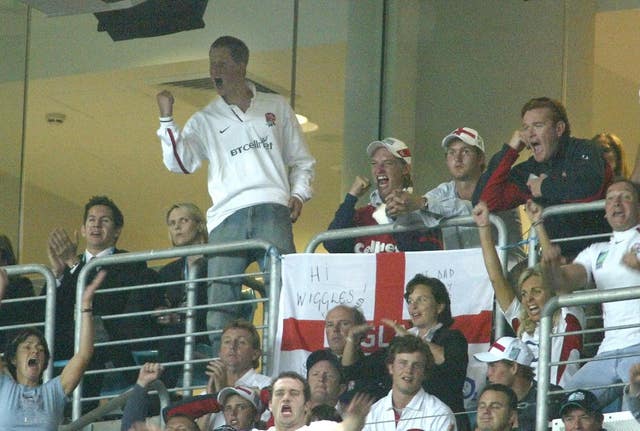 Harry at the Rugby World Cup in 2003