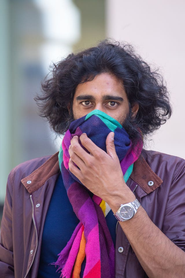 Nishil Patel leaves Westminster Magistrates' Court in London