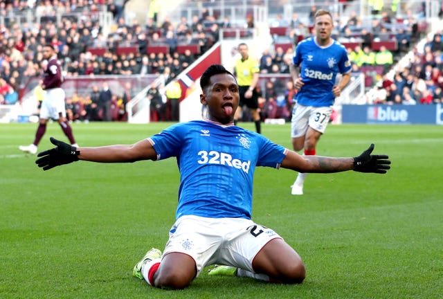 Rangers striker Alfredo Morelos was allegedly subjected to racist abuse during the match at Hearts