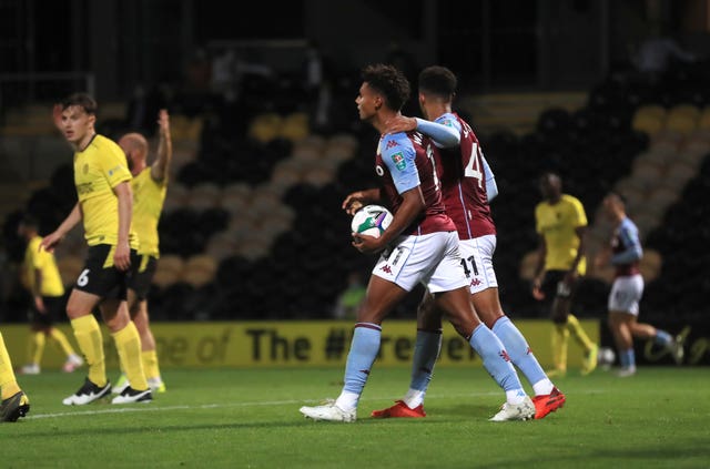 Ollie Watkins was on target with Aston Villa's equaliser