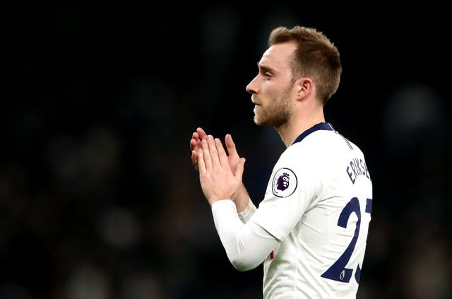 Christian Eriksen's contract at Tottenham expires next year.