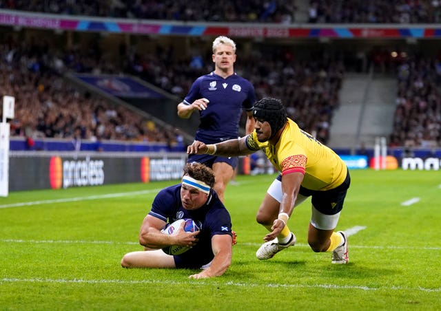 Hamish Watson crosses to start the scoring