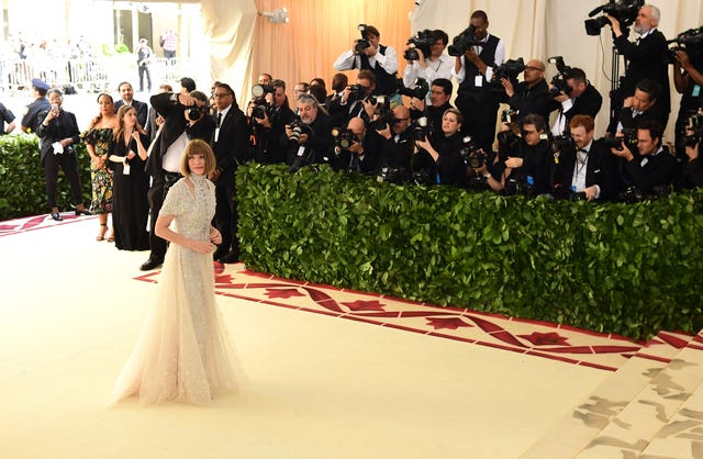 Anna Wintour looking regal as ever (Ian West/PA)