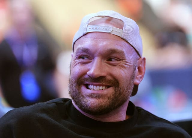 Tyson Fury smiles