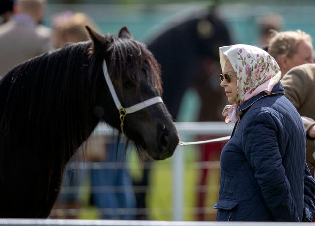 The Queen has been enjoying the Royal Windsor Horse Show (Steve Parsons/PA)