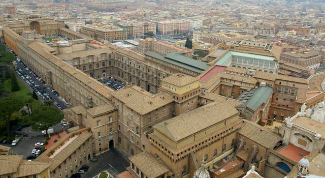 The Vatican in Rome, viewed from the top of St Peter’s Basilica (Phil Noble/PA)