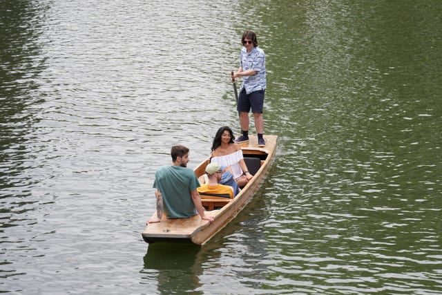 People on a punt