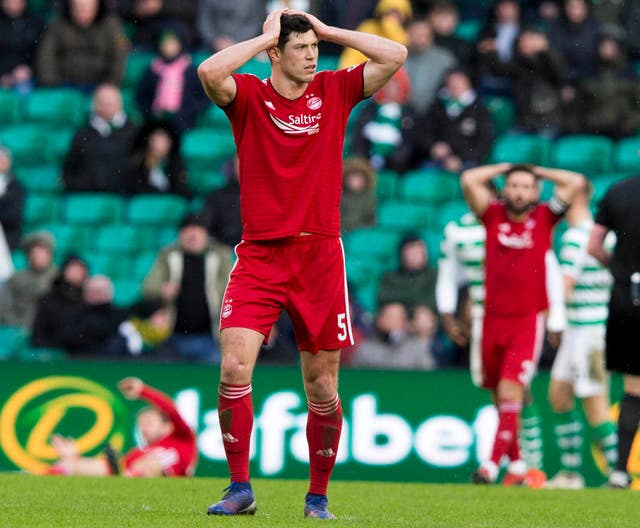 Scott McKenna played through injury for Aberdeen