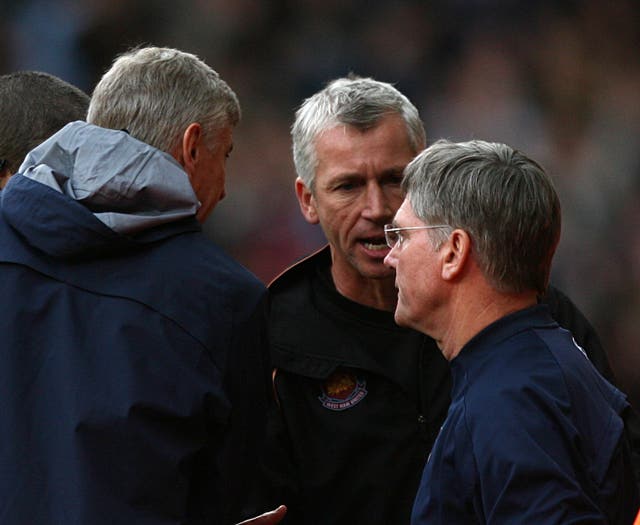 Arsene Wenger and Alan Pardew