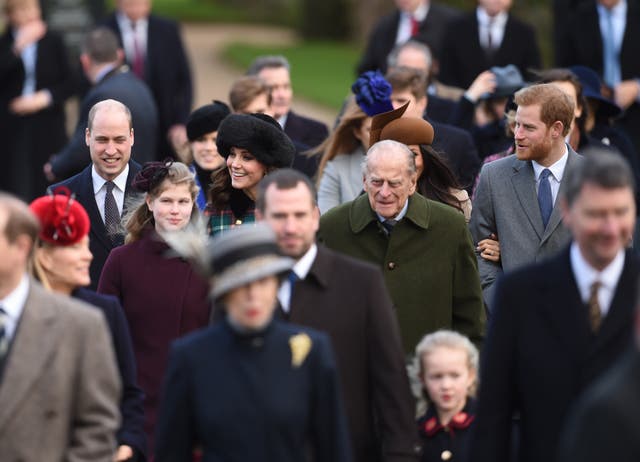 The Duke of Edinburgh attended the church service in 2017 (pictured), but it is unlikely he will attend this year (Joe Giddens/PA)