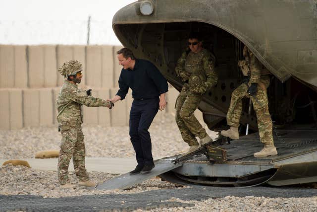 David Cameron visits Afghanistan