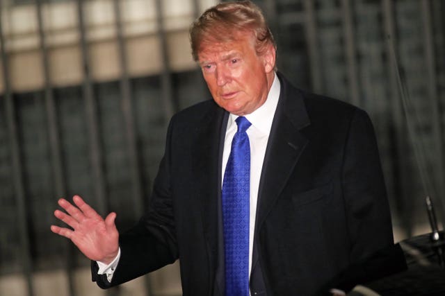 US President Donald Trump