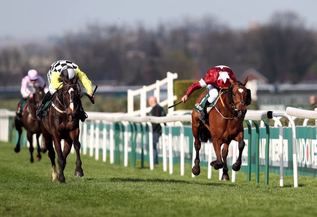Pleasant Company (left) got to within a neck in 2018