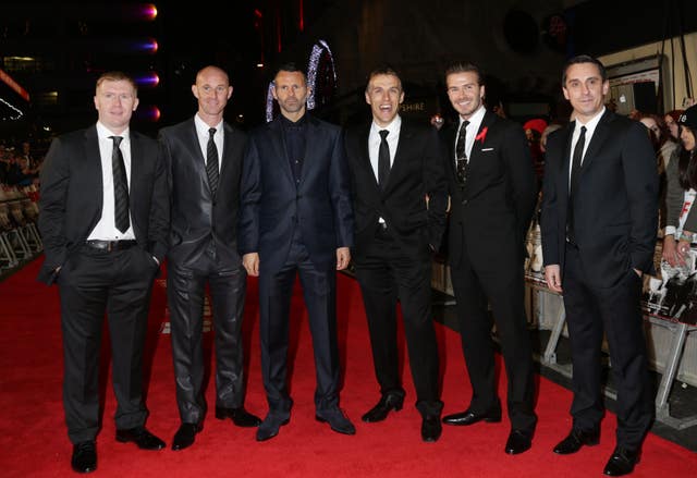 Nicky Butt (second from the left) was part of the 'Class of 92'