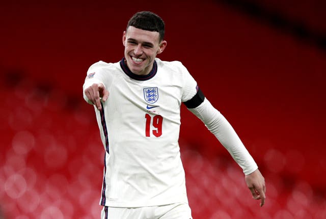 Phil Foden scored two goals on his second England start 