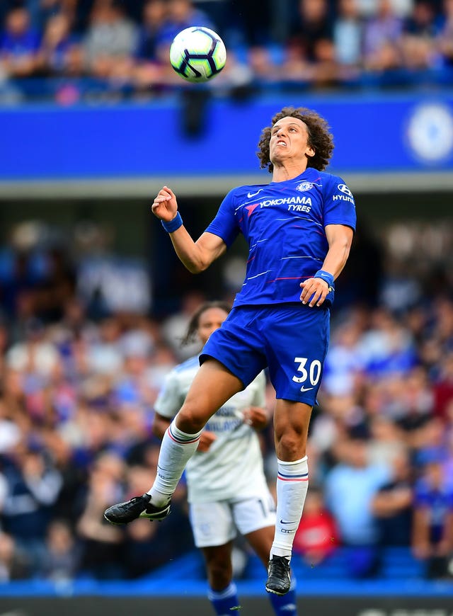 David Luiz, pictured, and Antonio Rudiger have been Chelsea's first-choice centre-back pairing this season
