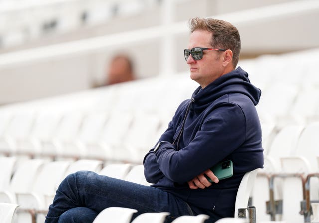 England managing director Rob Key during a nets session.