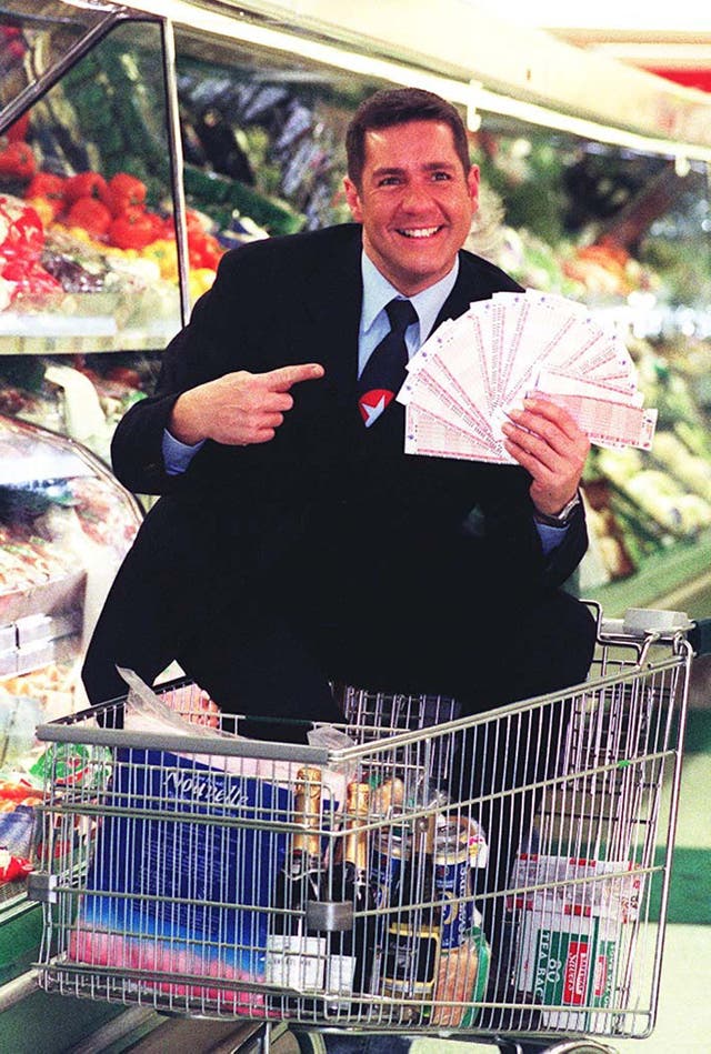 Winton found fame as the presenter of Supermarket Sweep (Tony Harris/PA)