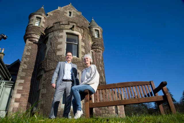 Judy Murray and Blane Dodds, Tennis Scotland chief executive