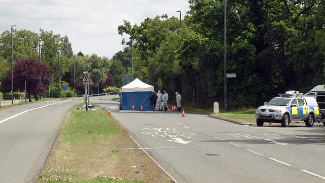 Police have closed off a section of the A40 following a suspected fatal hit-and-run in Cheltenham (Rod Minchin/PA)