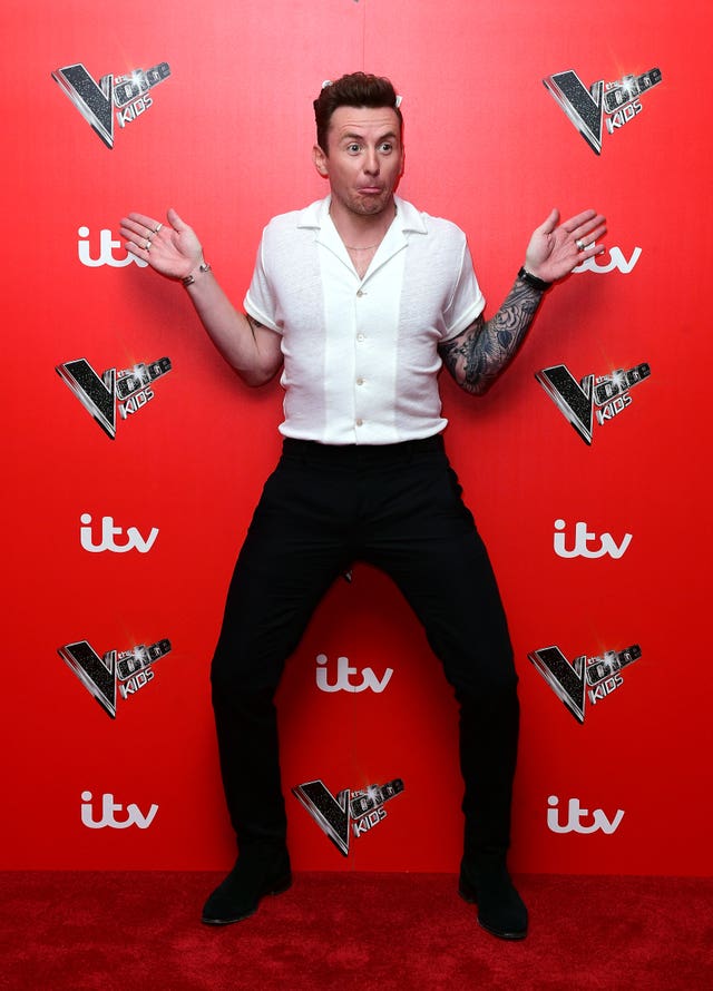 McFly's Danny Jones at The Voice Kids Launch 
